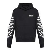 Sweatshirt met logo Amiri , Black , Heren