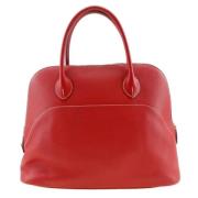 Pre-owned Fabric handbags Hermès Vintage , Red , Dames