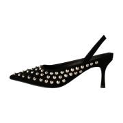 Sophie Stud Zwarte Hak Shoe the Bear , Black , Dames