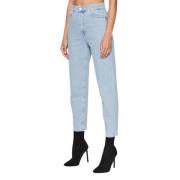 Denim Stijl Jeans Calvin Klein , Blue , Dames