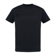 T-shirt met logo Emporio Armani , Black , Heren