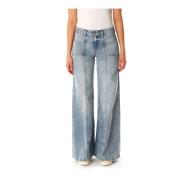 Retro Flare Fit Jeans Diesel , Blue , Dames