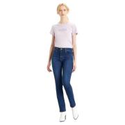 Rechte spijkerbroek Levi's , Blue , Dames