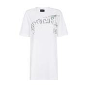 Witte Uwp22070Ts Jurk John Richmond , White , Dames