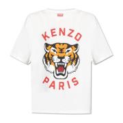 Oversized T-shirt Kenzo , White , Heren