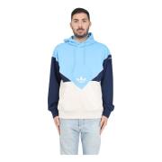 Blauwe Adicolor Cutline Hoodie Sweater Adidas Originals , Blue , Heren