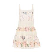 Kanten Korte Jurk Zimmermann , Beige , Dames