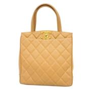 Pre-owned Leather chanel-bags Chanel Vintage , Brown , Dames