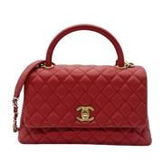 Pre-owned Fabric chanel-bags Chanel Vintage , Red , Dames