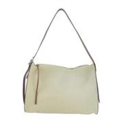 Pre-owned Fabric shoulder-bags Loewe Pre-owned , White , Dames