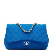 Pre-owned Canvas handbags Chanel Vintage , Blue , Dames