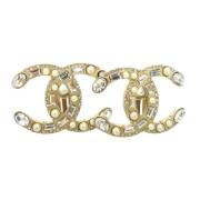 Pre-owned Metal chanel-jewelry Chanel Vintage , Yellow , Dames