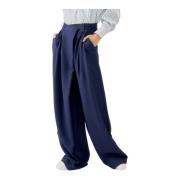 Broek met gedecentraliseerde sluiting Silvian Heach , Blue , Dames