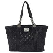 Pre-owned Fabric totes Chanel Vintage , Black , Dames