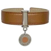 Pre-owned Leather bracelets Bvlgari Vintage , Brown , Dames
