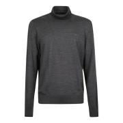 Grijze Turtleneck Pullover Sweater Dsquared2 , Gray , Heren
