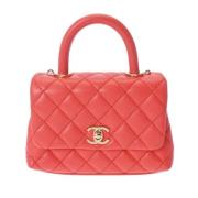 Pre-owned Fabric chanel-bags Chanel Vintage , Red , Dames