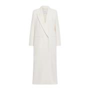 Maxi Blazerjas met knoopdetails IVY OAK , White , Dames