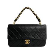 Pre-owned Fabric chanel-bags Chanel Vintage , Black , Dames