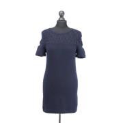 Pre-owned Cashmere dresses Chanel Vintage , Blue , Dames