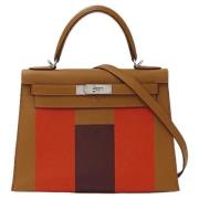 Pre-owned Fabric handbags Hermès Vintage , Multicolor , Dames