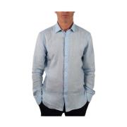 Shirt W2311 40Weft , Blue , Heren