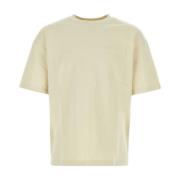 Oversize Zand Katoenen T-shirt Amiri , Beige , Heren