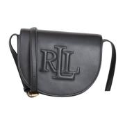 Zwarte Medium Witley Schoudertas Vrouwen Ralph Lauren , Black , Dames