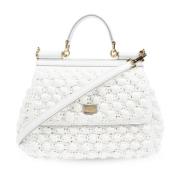 Sicily Schoudertas Dolce & Gabbana , White , Dames