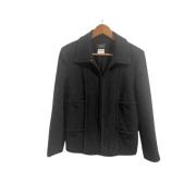 Pre-owned Cotton outerwear Chanel Vintage , Black , Dames