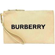 Pre-owned Fabric clutches Burberry Vintage , Beige , Dames