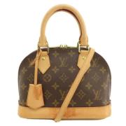 Pre-owned Fabric louis-vuitton-bags Louis Vuitton Vintage , Brown , Da...