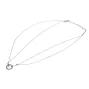 Pre-owned White Gold necklaces Cartier Vintage , Gray , Dames