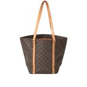 Pre-owned Canvas louis-vuitton-bags Louis Vuitton Vintage , Brown , Da...