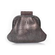 Pre-owned Fabric clutches Chanel Vintage , Gray , Dames