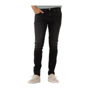 Heren Skinny Jeans Calvin Klein , Black , Heren