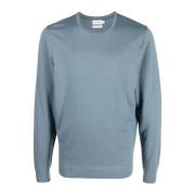 Superior Wool Crew Neck Sweater Calvin Klein , Blue , Heren