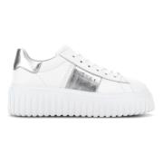 Gestreepte Sneakers Hogan , White , Dames