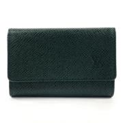 Pre-owned Fabric key-holders Louis Vuitton Vintage , Green , Heren
