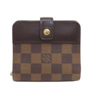 Pre-owned Canvas wallets Louis Vuitton Vintage , Brown , Dames