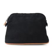 Pre-owned Fabric pouches Hermès Vintage , Black , Dames