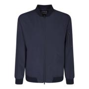 Blauwe Jas voor Mannen Ss24 Herno , Blue , Heren