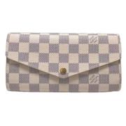 Pre-owned Canvas wallets Louis Vuitton Vintage , Brown , Dames