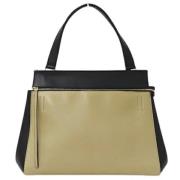 Pre-owned Leather handbags Celine Vintage , Beige , Dames