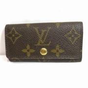 Pre-owned Canvas key-holders Louis Vuitton Vintage , Brown , Dames