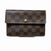 Pre-owned Canvas wallets Louis Vuitton Vintage , Brown , Dames