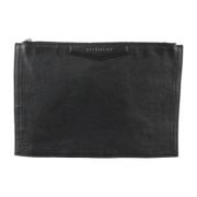 Pre-owned Fabric clutches Givenchy Pre-owned , Black , Dames