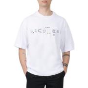 Heren Hinaki T-shirt John Richmond , White , Heren