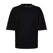 Heren Casual T-Shirt John Richmond , Black , Heren