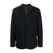 Nylon Paperino Blazer Aspesi , Black , Heren